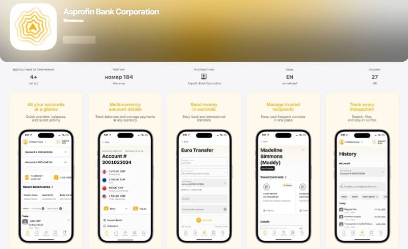 Asprofin Bank
