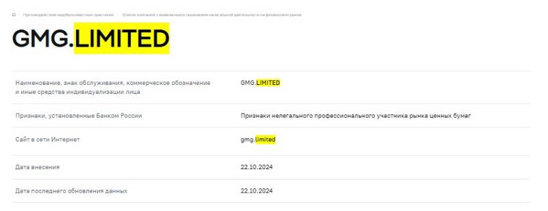 GMG Limited