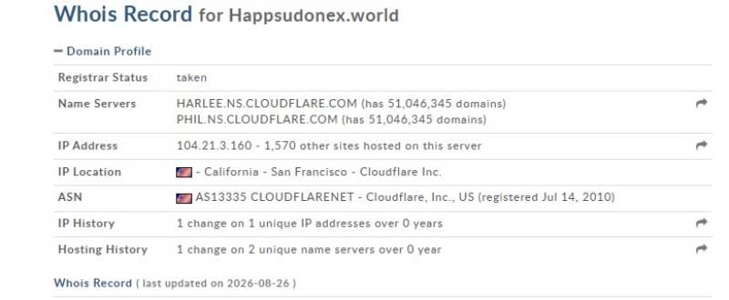 Happsudonex
