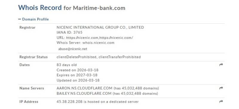 Maritime Specialized Bank Plc.