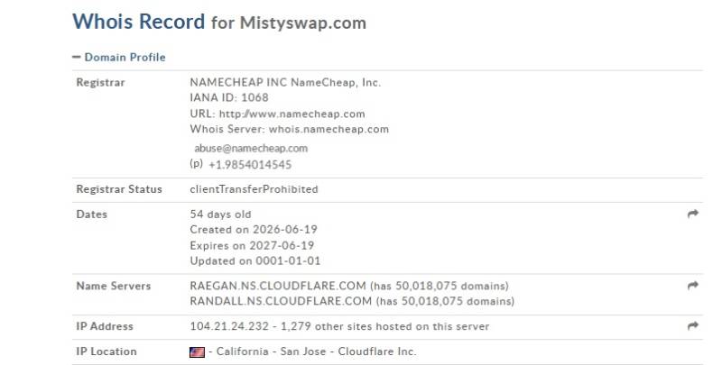 Mistyswap