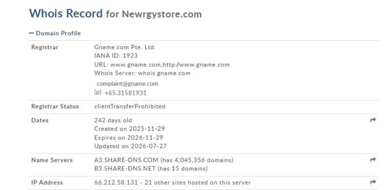 Newrgystore