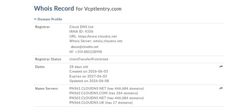Vcptlentry